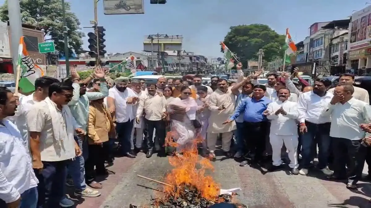 पेट्रोल-डीजल और गैस कीमतों को लेकर कांग्रेस का प्रदेशव्यापी प्रदर्शन