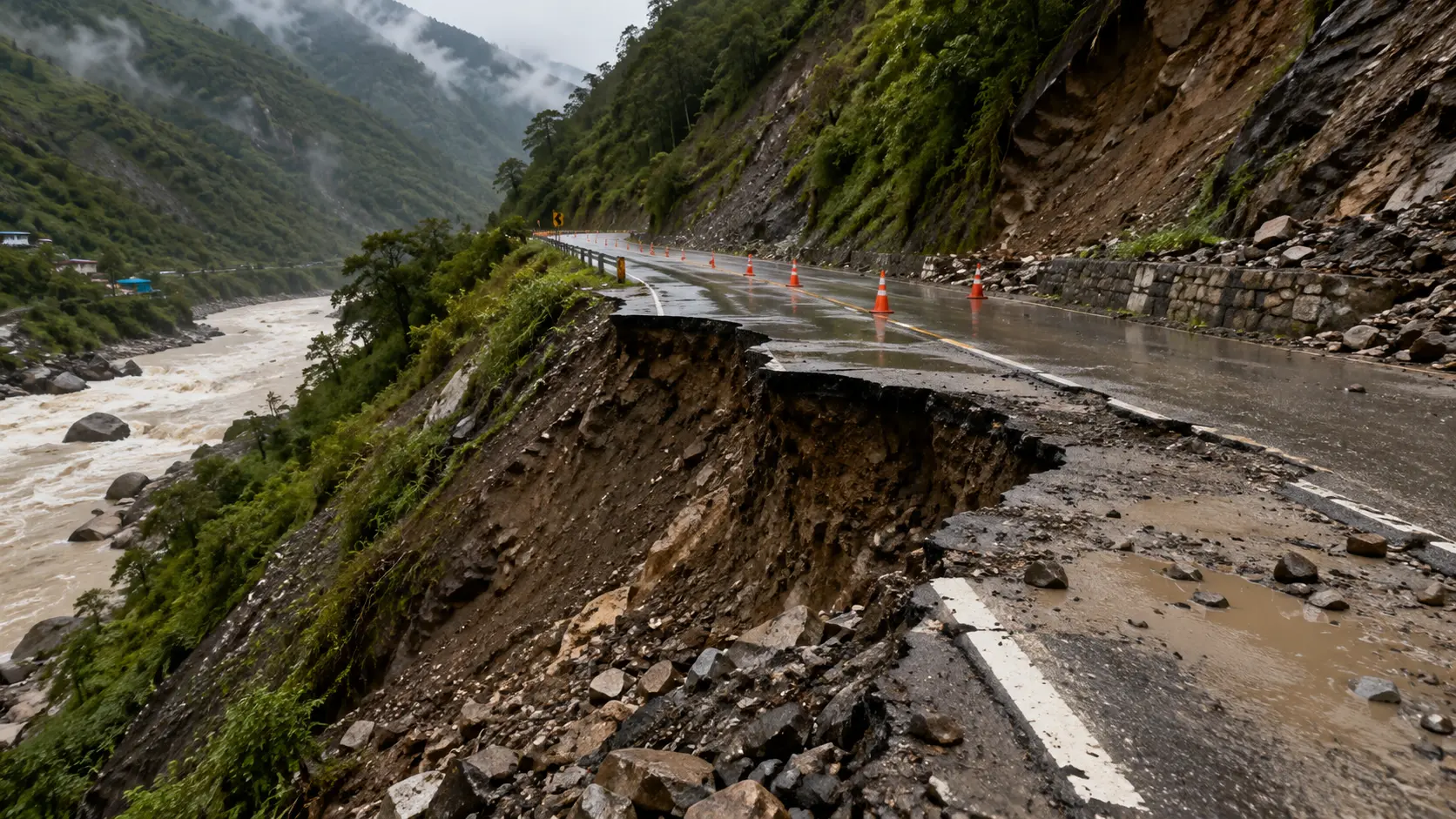 उत्तराखंड में हर मानसून सड़कें बेहाल, स्थायी समाधान का इंतजार