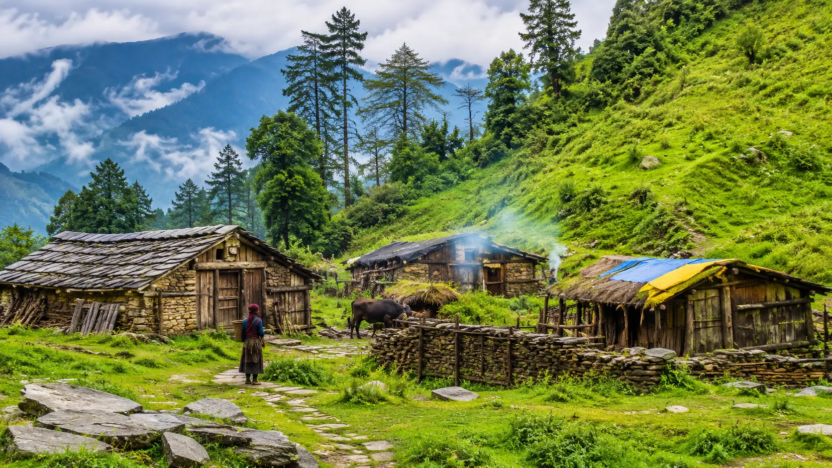 उत्तराखंड के ट्रैकिंग रूट पर अब इको-हट्स बनेंगी पहाड़ की छानियां