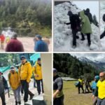 उत्तरकाशी: बर्फबारी के बीच उच्च हिमालय में फंसे 136 ट्रेकर, हेलीकॉप्टर से रेस्क्यू जारी