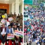 गैरसैंण में कांग्रेस-यूकेडी का हल्ला बोल, बैरिकेडिंग तोड़ विधानसभा पहुंचे प्रदर्शनकारी